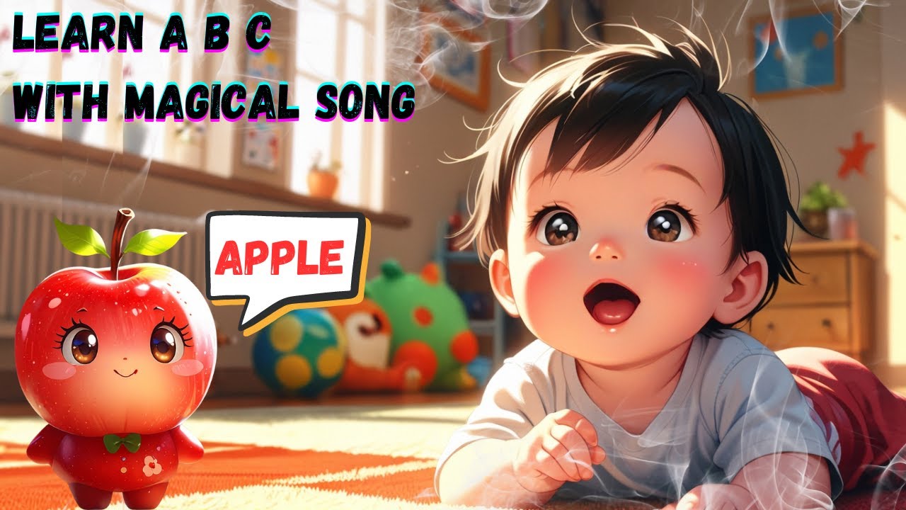 A for Apple B for Ball | ABC Song for Kids | Educational Nursery Rhymes ...