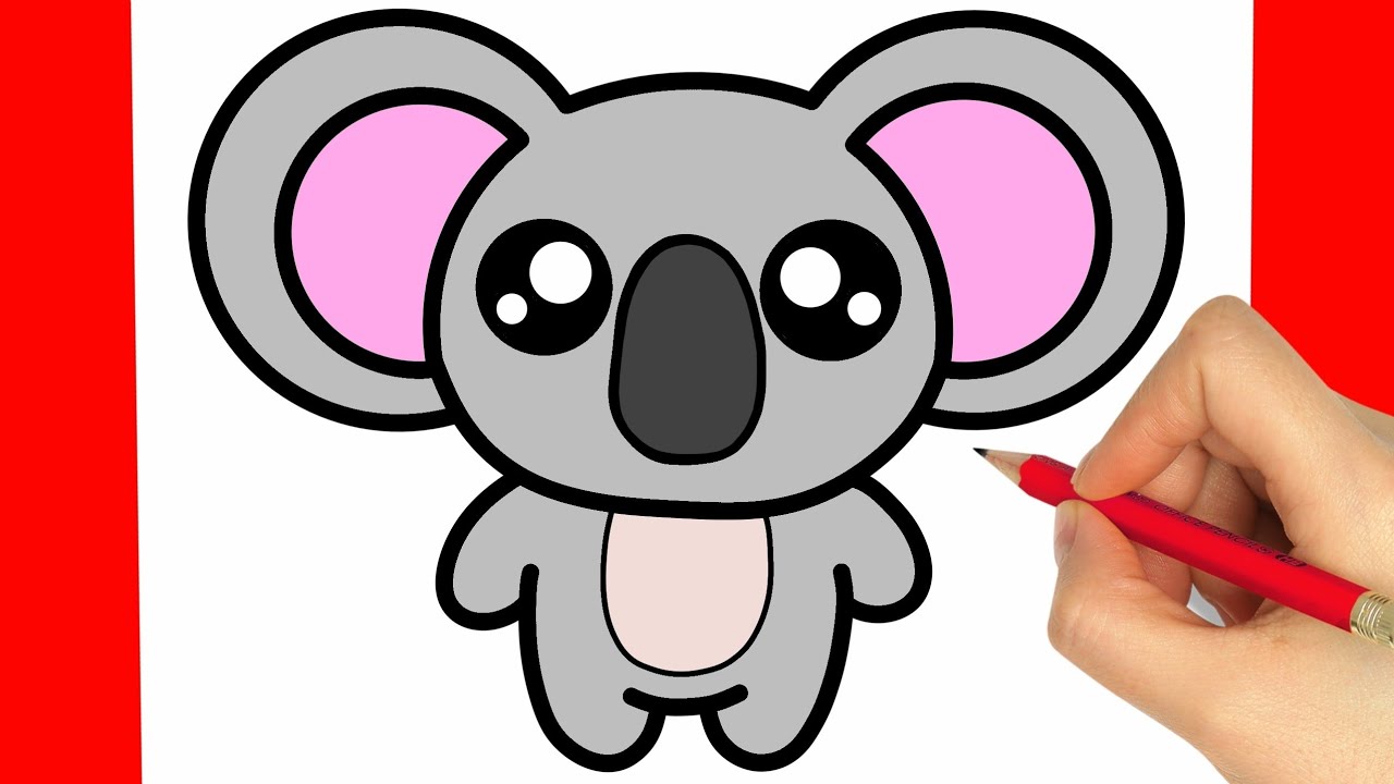 COMMENT DESSINER UN KOALA - COMMENT DESSINER UN KOALA KAWAII - YouTube