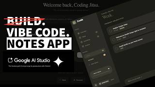 برمجة تطبيق ملاحظات باستخدام برنامج Vibe وGoogle AI Studio screenshot 2