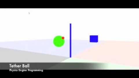 Tetherball [Particle Physics Engine Demonstration]