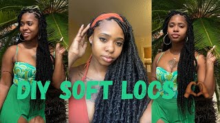 DIY Distressed Soft Locs Tutorial | Explained | Normal Speed