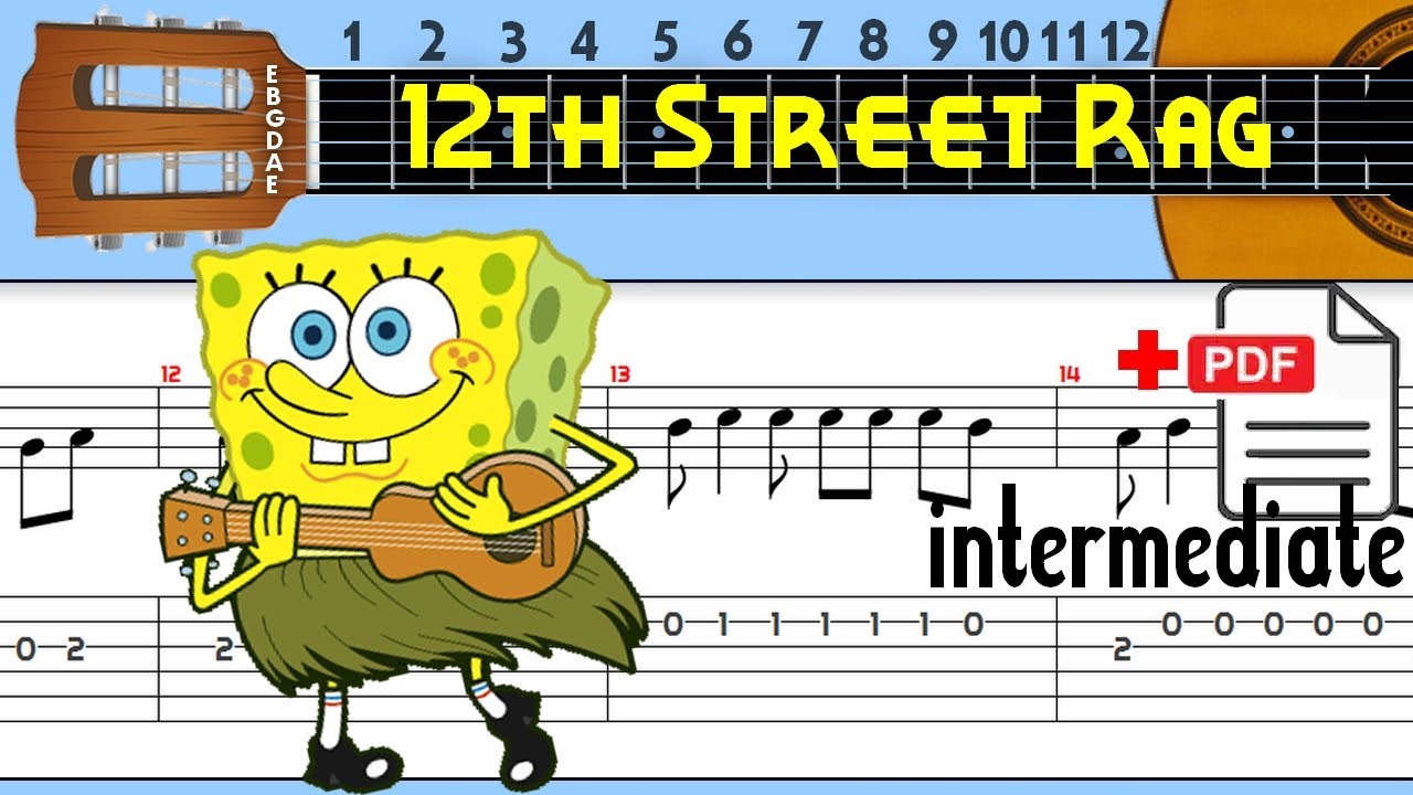Video of SpongeBob - 12th Street Rag Guitar Tab