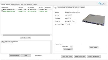 SensArray/SensX Extreme User Guide Video 4: RFID Console Walkthrough