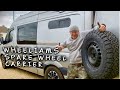 Spare wheel carrier campervan conversion