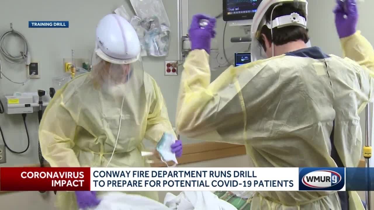 Doctors, first responders hold drill for COVID-19 patients - YouTube