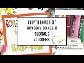 Flipthrough of ROYGBIV Boxes + Florals Stickers by Kellofaplan