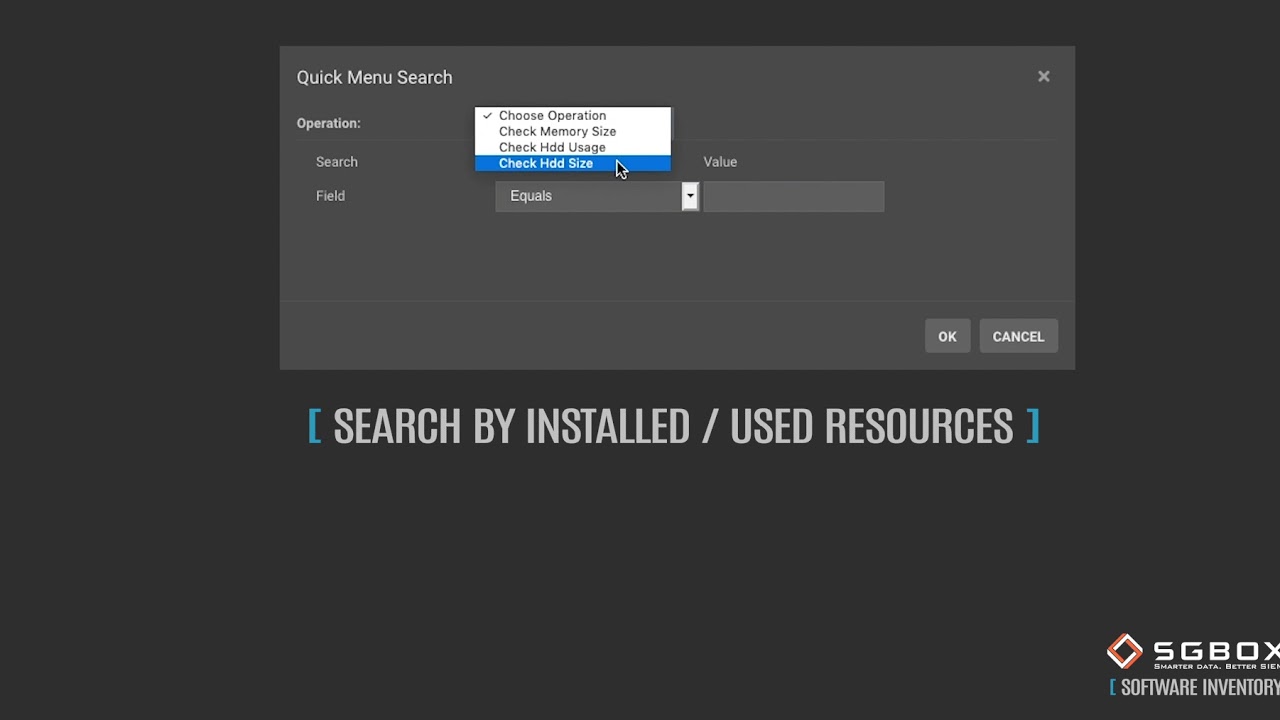 Applicazione Software Inventory