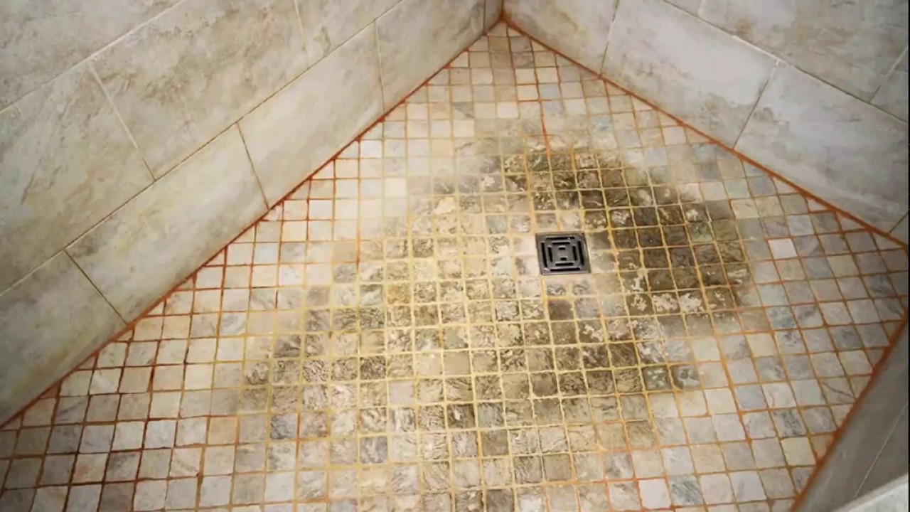 Clean and restored grout in seconds! - Ultra's Bathroom and Grout Cleaner