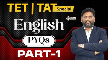 English PYQs For TET TAT | LEC 1 | By Mahesh Ahjoliya | LIVE@7 PM #pyqs #tet #tat #gyanacademy