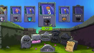 Plants vs Zombies (NIGHT) level 8☘️