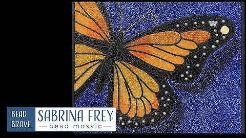 Monarch BEad Brave Instructions - Video instructions, learn new techniques in Bead Mosaic art
