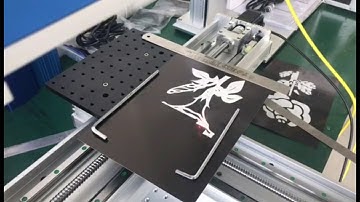 Large format Mopa fiber laser marking machine