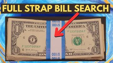 FULL STRAP $1 BILL SEARCH for Error Banknotes and Fancy Serial Numbers