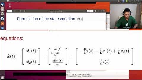 #MATLAB/#OCTAVE : Simulation of  RLC series circuit by solving its mathematical model