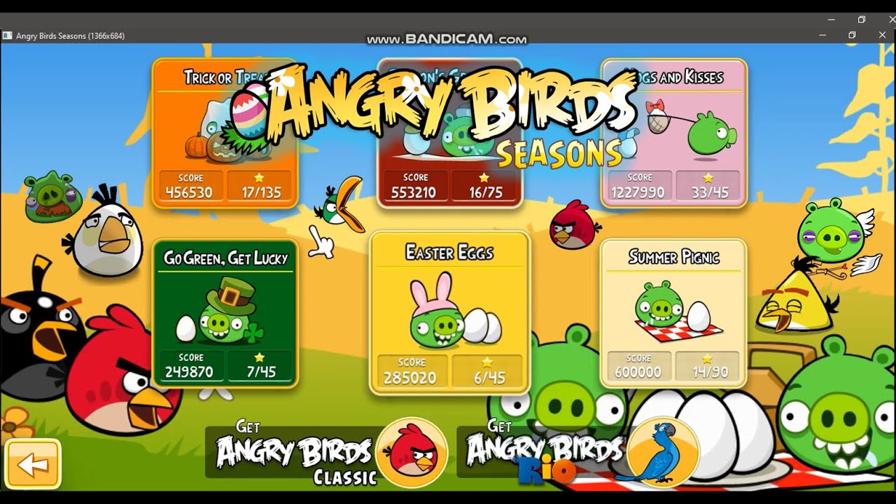 Download Angry Birds Seasons for PC/ Angry Birds Seasons on PC