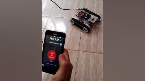Voice controlled Robot using your smart phone