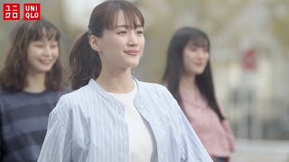 綾瀬はるか、美脚際立つジーンズ姿で圧巻の大行進　気分は「ジーンズのリーダー」？　ユニクロ新CM「進めジーンズ篇」メーキング