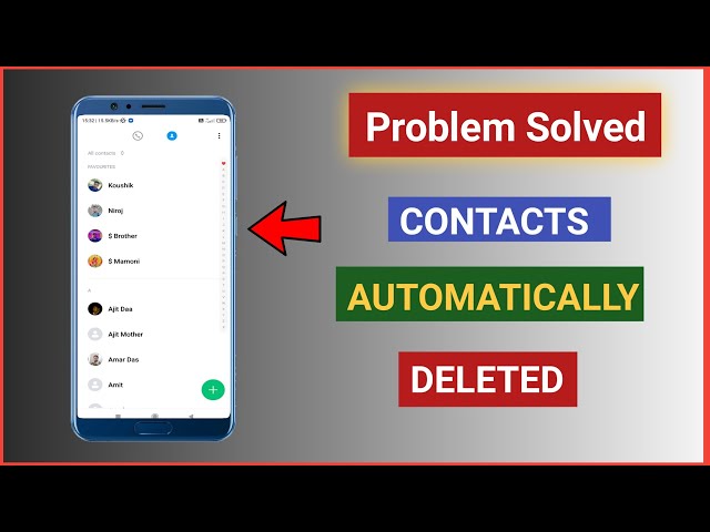 How to Fixed Google Contacts Automatically Deleting | Contacts Auto Deleted Problem class=