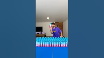 Ping pong con objetos randoms 😂