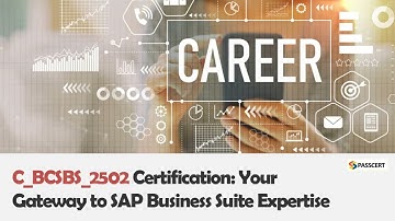 C_BCSBS_2502 Certification Prep: Positioning SAP Business Suite Sample Questions