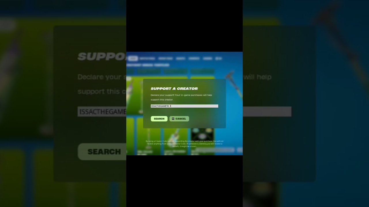 My fortnite creator code 