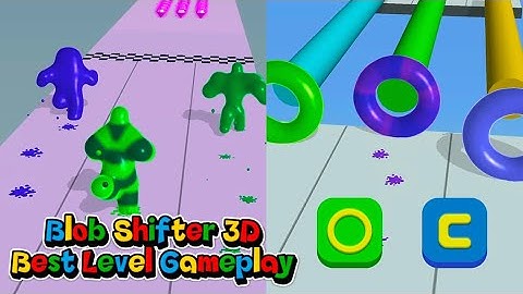 Blob Shifter 3D Change your shape & Win a race Gameplay