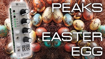 Mutable Instruments - Peaks *EASTER EGG!*