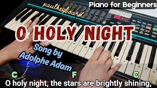 O HOLY NIGHT - By Adolphe Adam │Piano Song Tutorial