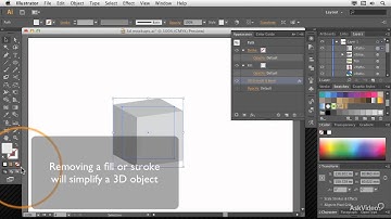 Illustrator CC 105: 3D: Create 3D Objects - 11. Mapping Art onto a Box Creating Dice