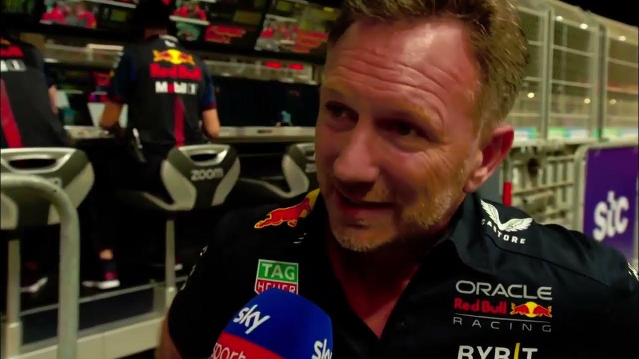 Christian Horner interview - Max power train issue and Perez pole ...