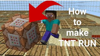 How to make tnt run in Minecraft (1.16+ , java edition)