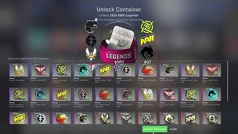 Opening CSGO 2020 RMR Sticker Capsules