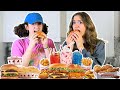 GUESS the FAST FOOD Challenge! |Annelise &amp; Julia