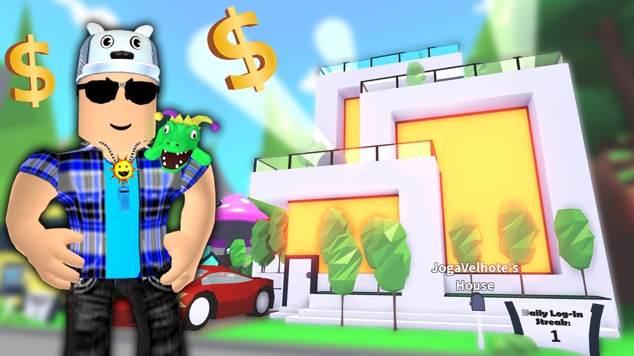 Roblox Comprei Uma Mansao Milionaria No Adopt Me Joga Velhote Youtube - download roblox velhote e tia graca ficaram presos numa mansao