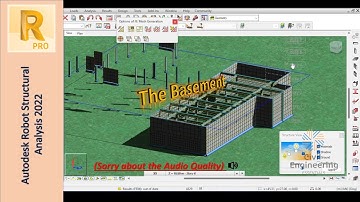 Modeling and Design of RC Buildings in Autodesk Robot | Part 5: Underground Modeling
