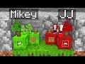 Mikey family vs jj family tiny chunk survival battle in minecraft maizen