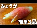 【日本酒や焼酎に合う！】みょうがを使った簡単おつまみレシピ3品～3 Japanese ginger～