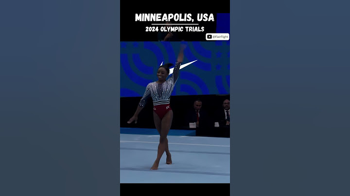 #1 Simone Biles Floor Exercise | 2024 US Olympic Trials | Enjoy 🤩