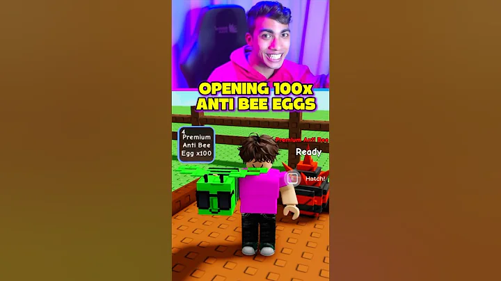 I Opened 100 ANTI BEE EGGS 😯