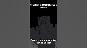 Creating a Roblox game part 5: New Character | #roblox #robloxstudio #shorts