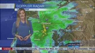 KOIN 6 11pm Winter Storm Update with Kristen Van Dyke Tuesday January 10 2017
