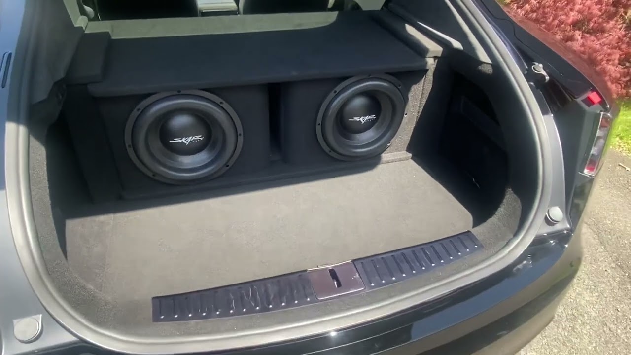 Tesla model s with 2 12” YouTube