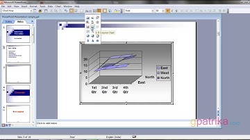 How to make Power Point Presentation  Tutorial #13 add chart and histogram