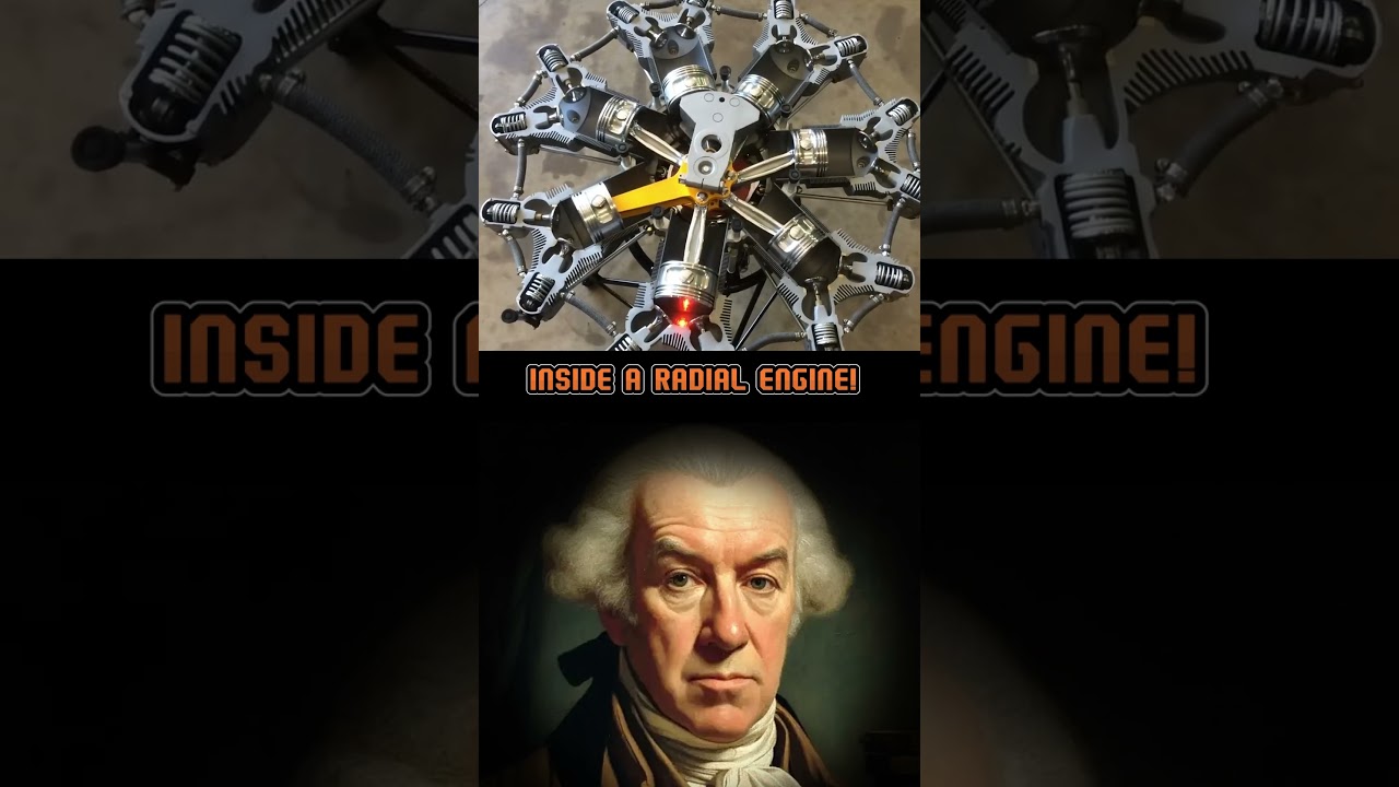 How a Radial Engine Works!