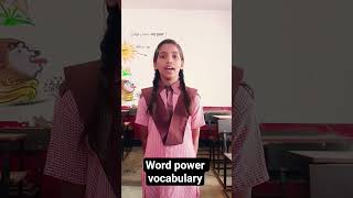word power vocabulary # shorts viral 🧑🏫