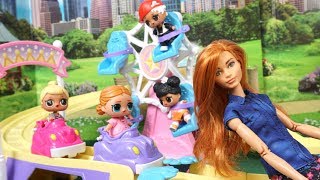 Barbie Doll LOL Family Routine in The Amusement Park , Pool Party & Ice Cream Shop Barbie Doll LOL Family Routine in The Amusement Park , Pool Party & Ice Cream Shop
