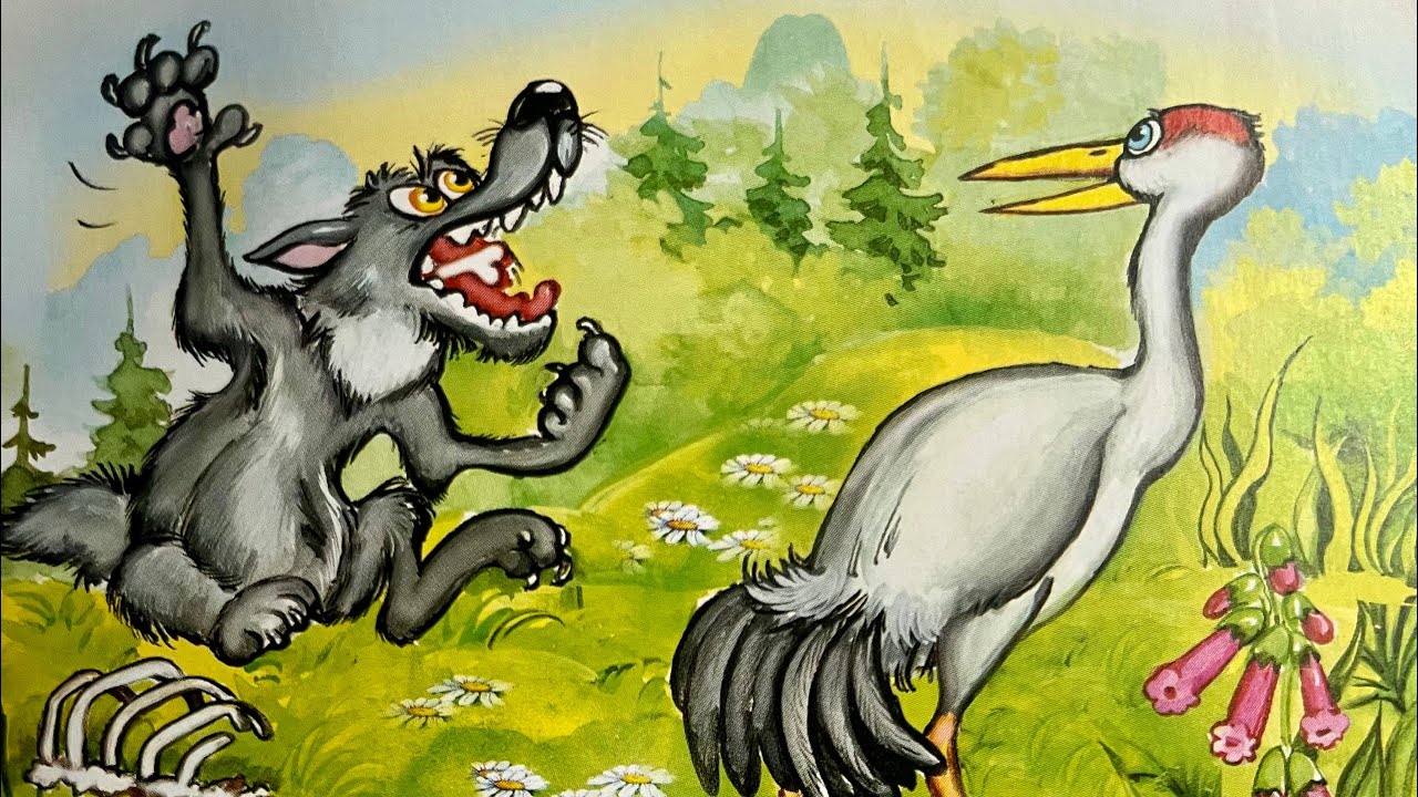 Le Loup Et La Cigogne Fable www.youtube.com