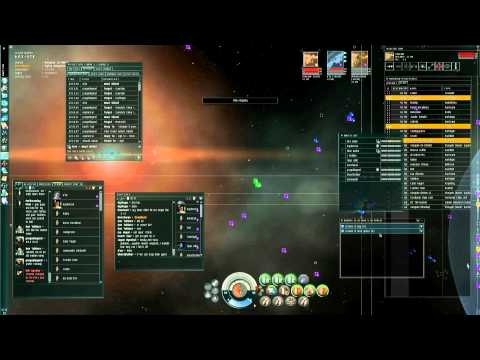 Eve online part of a player versus player battle
