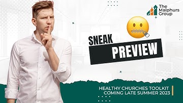 Special Sneak Preview!  Healthy Churches Toolkit | Coming Late Summer 2023