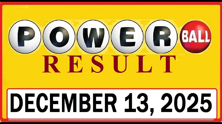 Powerball Lottery Live Draw Result Today - December 13, 2025